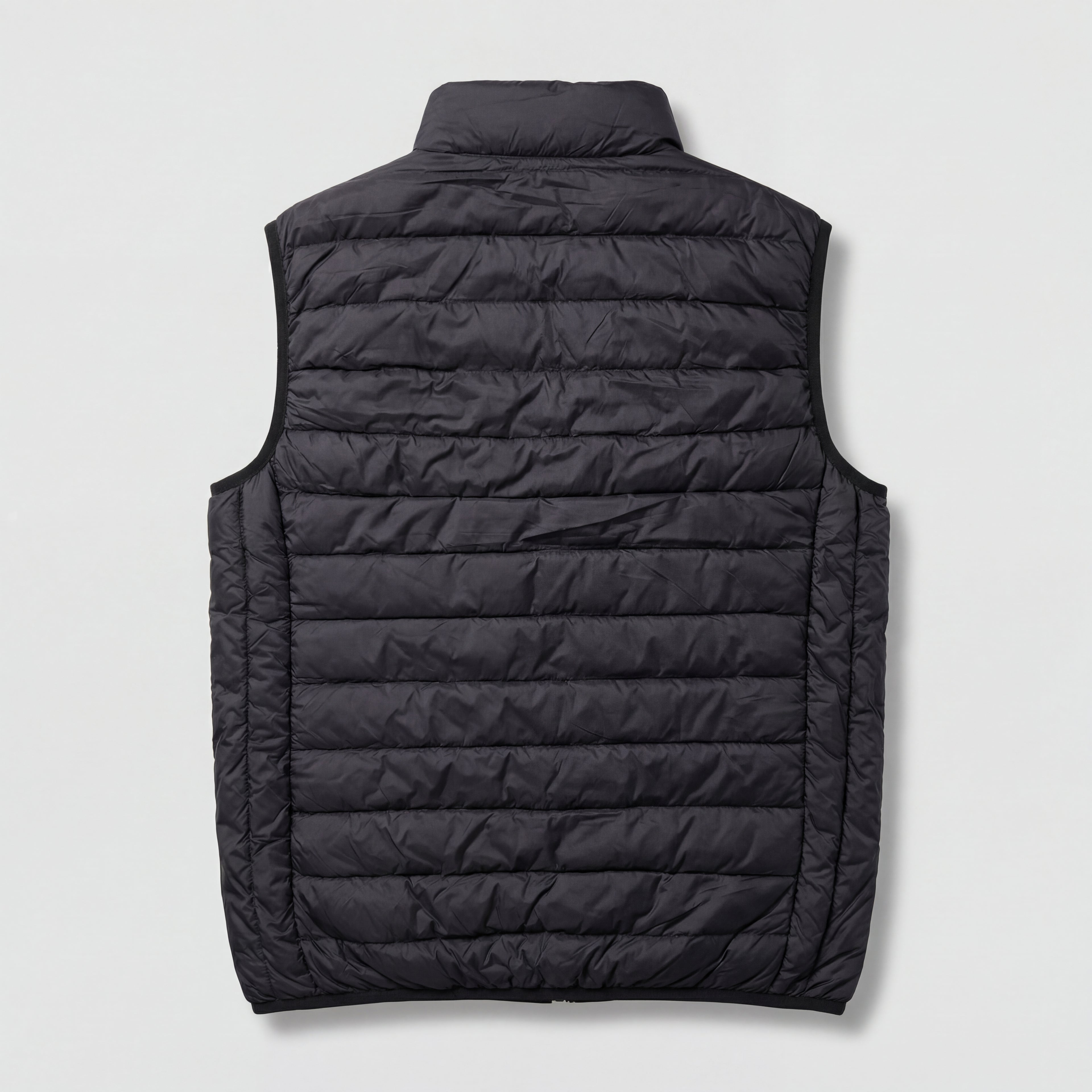 District Capital Essential Puffer Gilet – Black